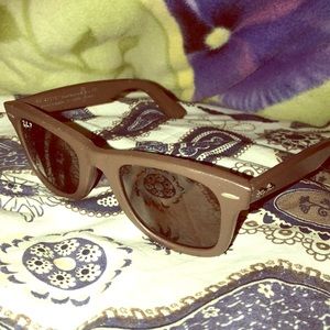 Leather RayBans 😎